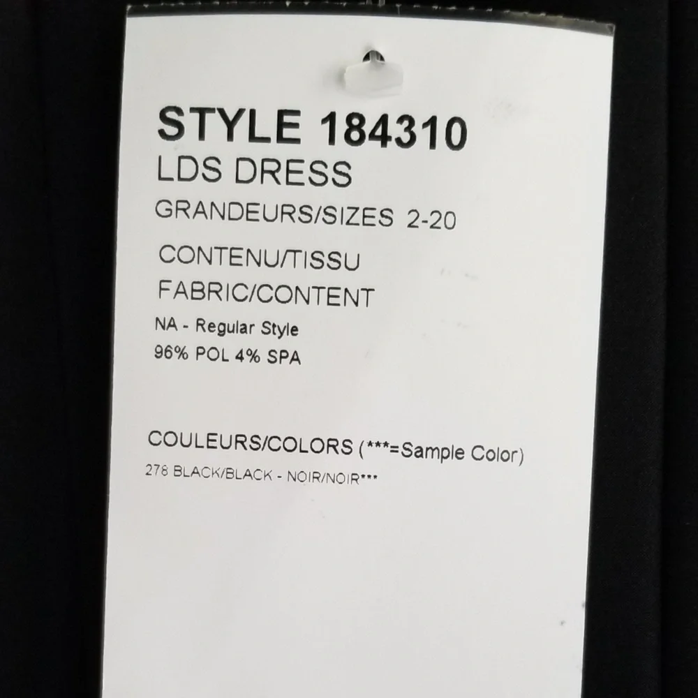 NWT JOSEPH RIBKOFF Black Off Shoulder Size 10 - Picture 7 of 8